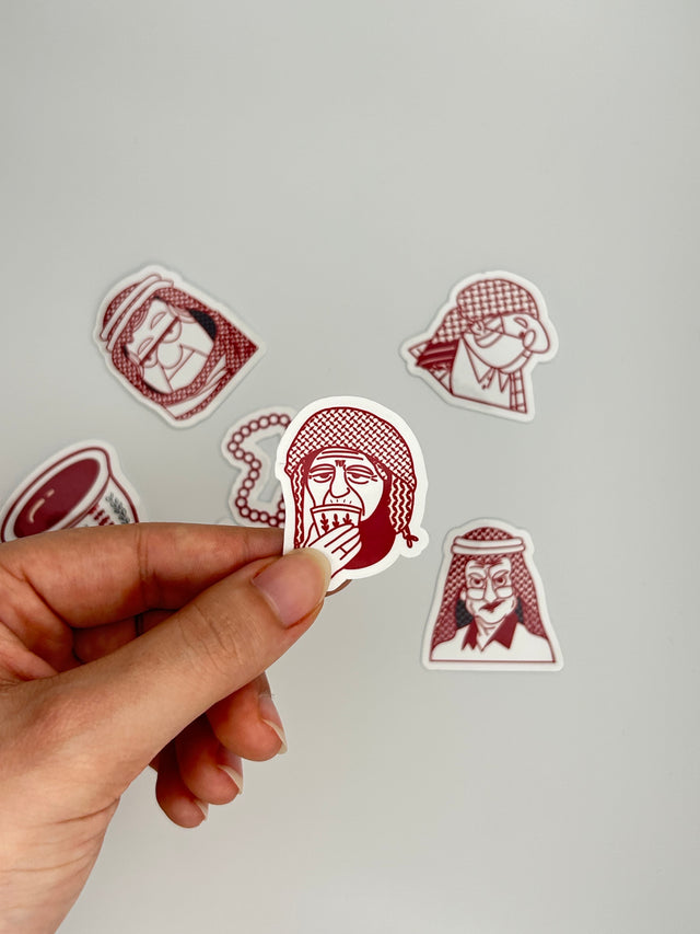 مجموعة ستيكرات العائلة الأردنية